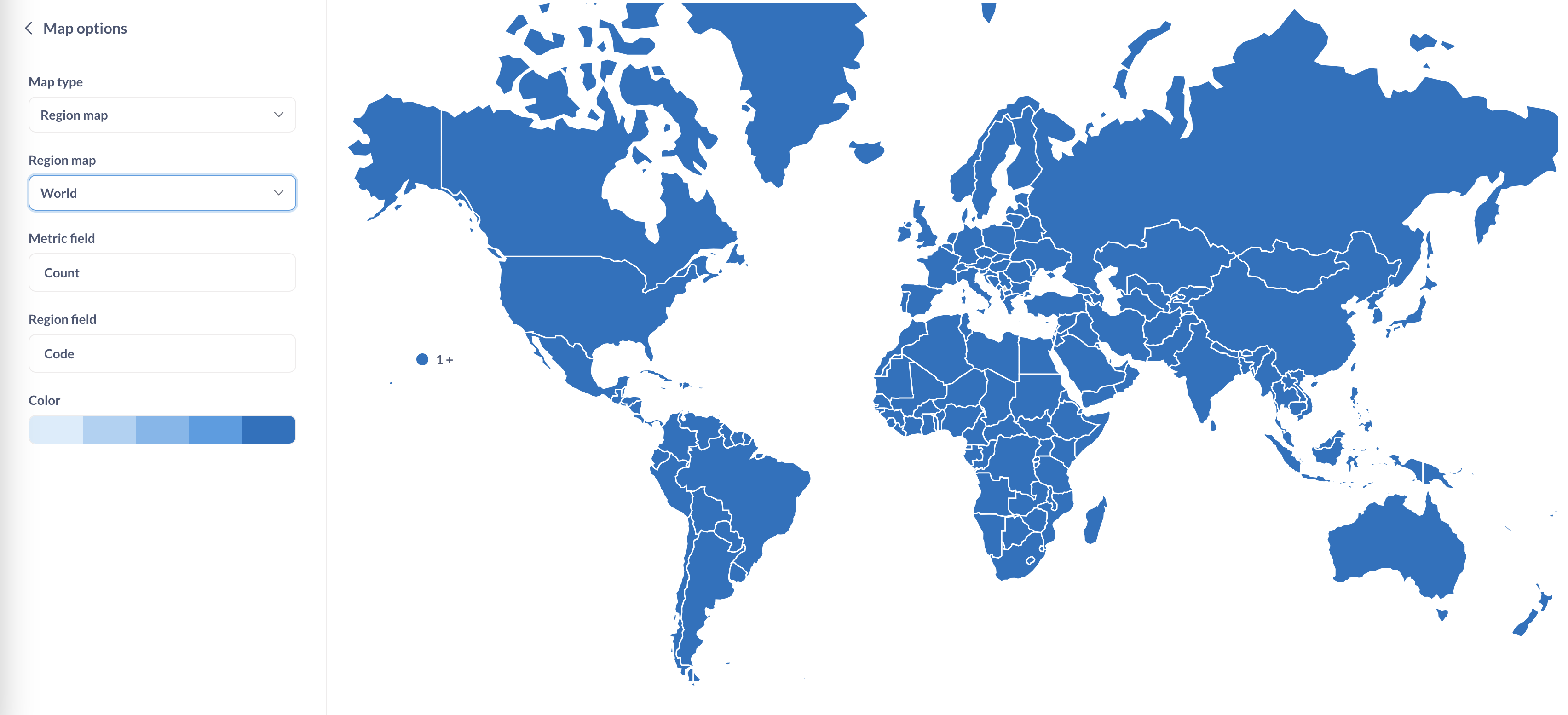 World region map